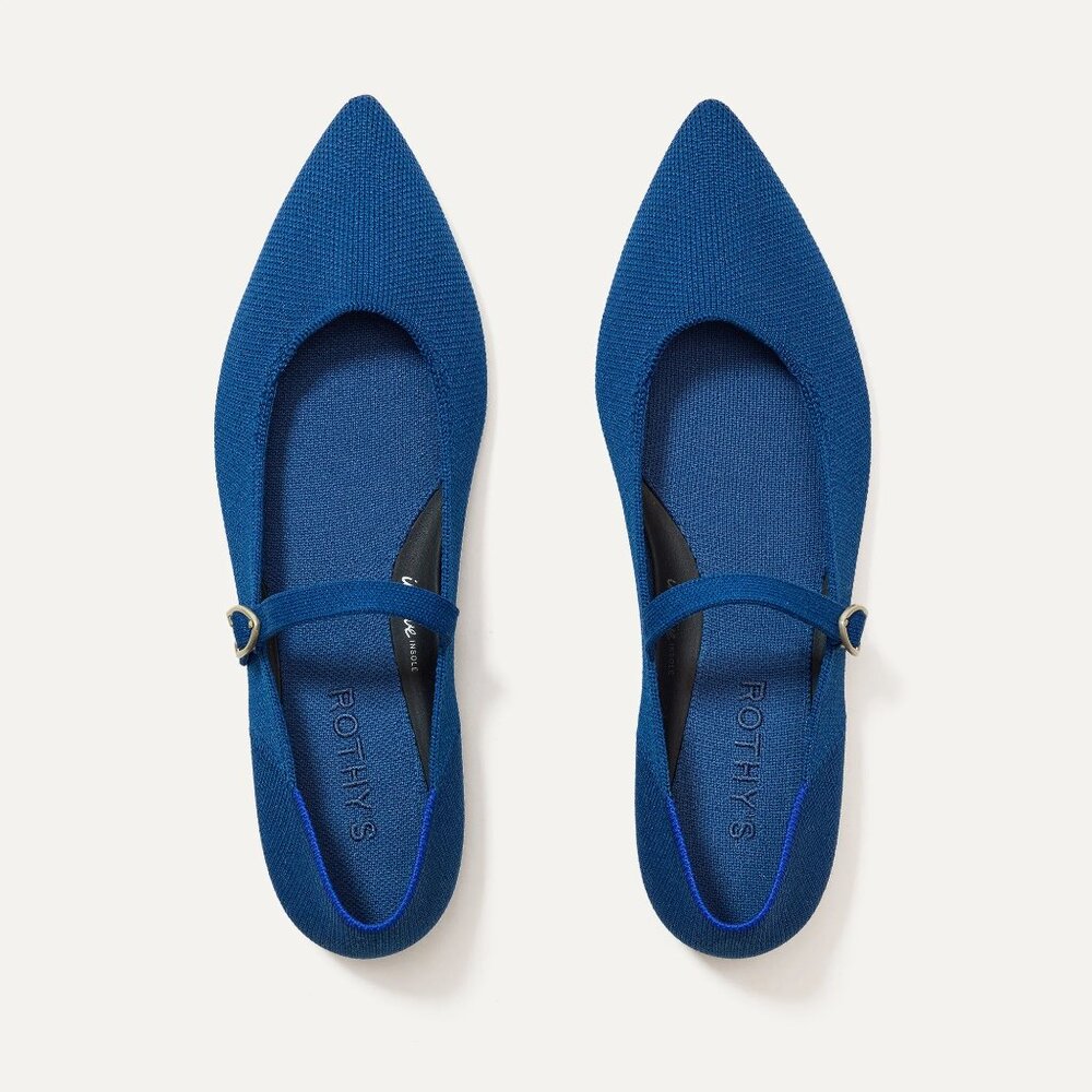 The Point Mary Jane II - Bluebell Size 6.5